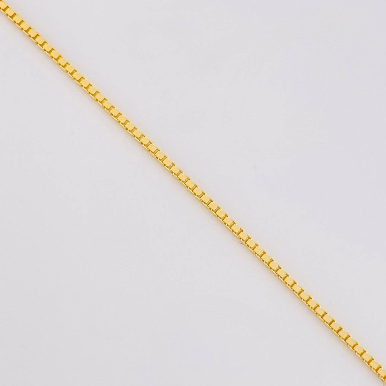 Cadena Veneciana 3.2g / 60cm / 0.8mm Oro Amarillo 18K