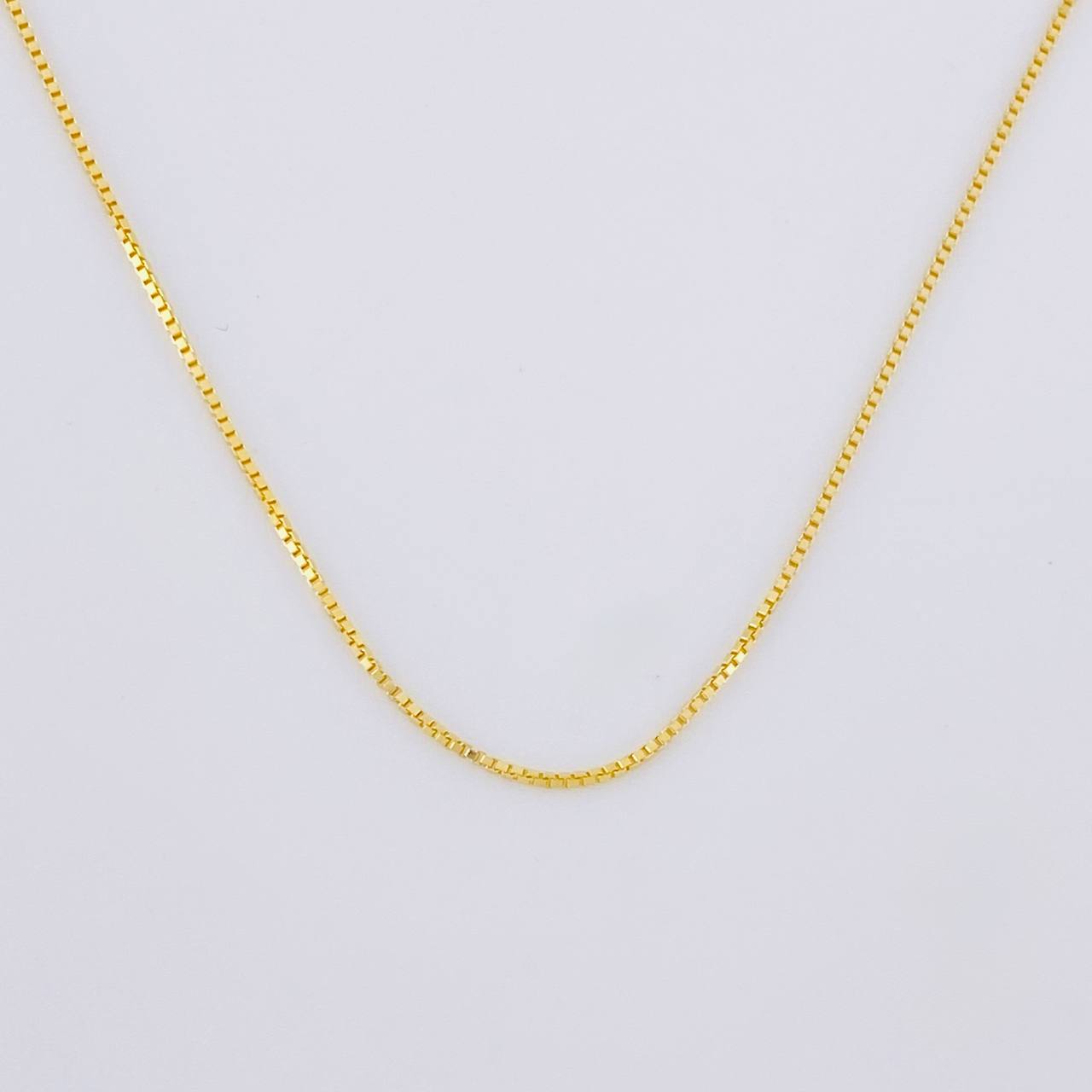 Cadena Veneciana 1.3g / 50cm / 0.6mm Oro Amarillo 18K