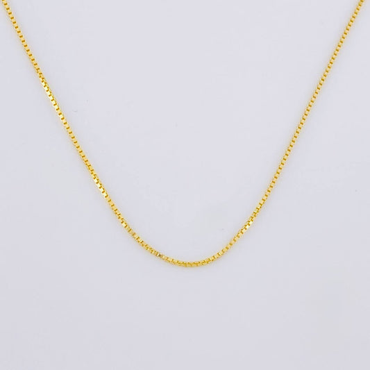 Cadena Veneciana 1.4g / 50cm / 0.6mm Oro Amarillo 18K