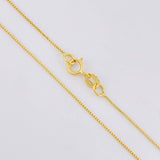 Cadena Veneciana 1.3g / 50cm / 0.6mm Oro Amarillo 18K