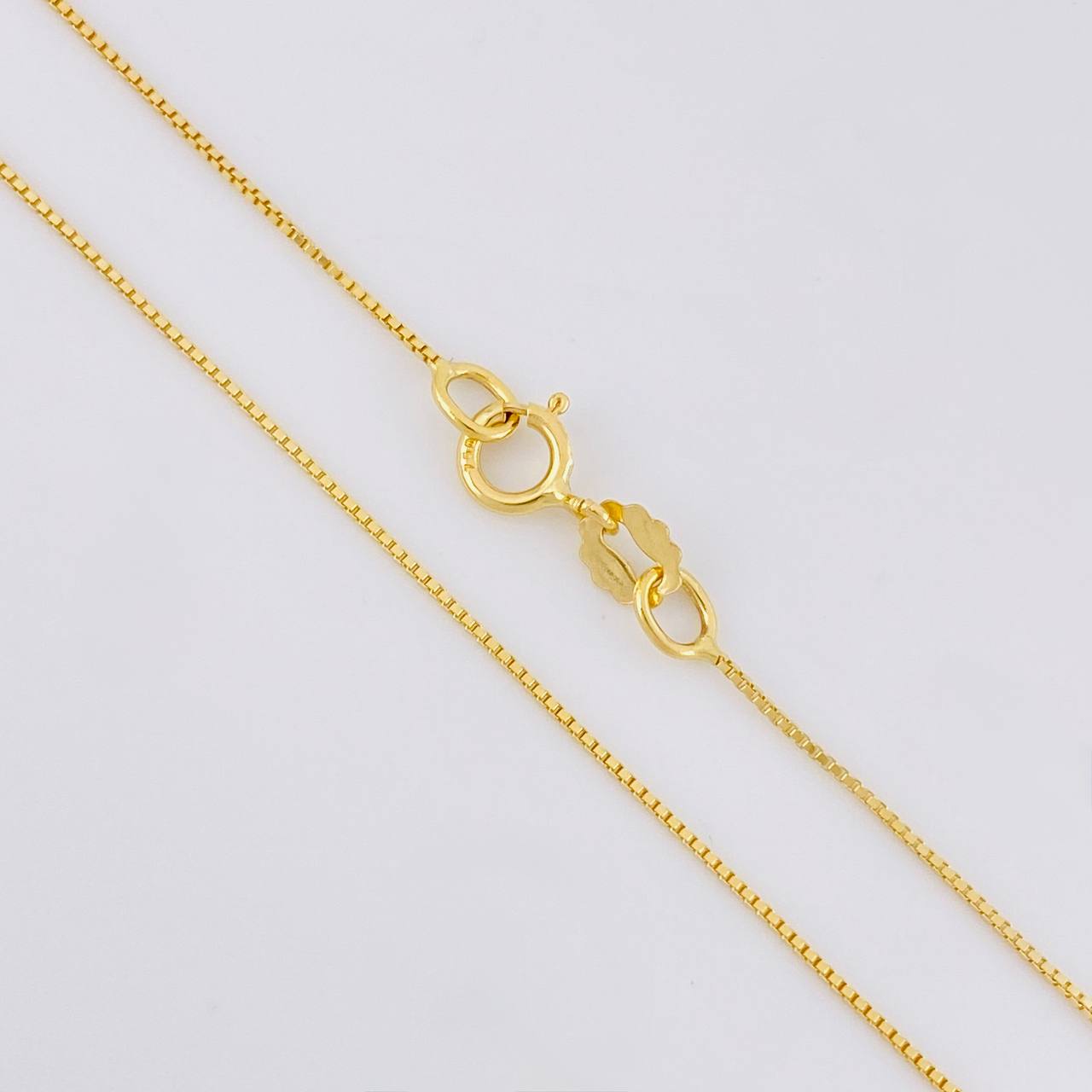 Cadena Veneciana 1.3g / 50cm / 0.6mm Oro Amarillo 18K