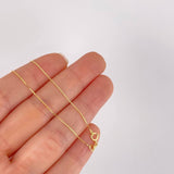 Cadena Veneciana 1.4g / 50cm / 0.6mm Oro Amarillo 18K