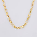 Cadena Figaro 7.55g / 60cm / 4.45mm Oro Amarillo 18K