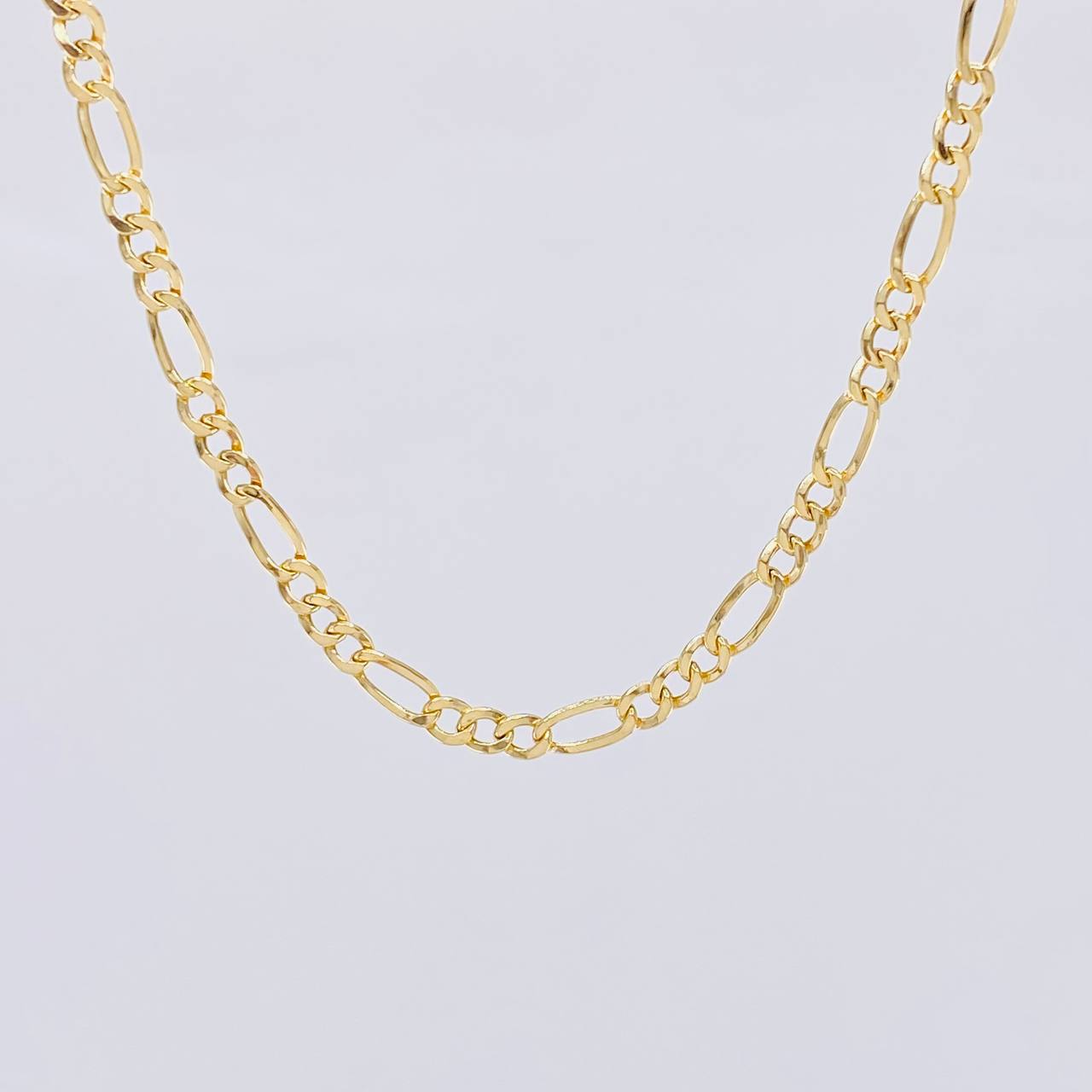 Cadena Figaro 7.55g / 60cm / 4.45mm Oro Amarillo 18K