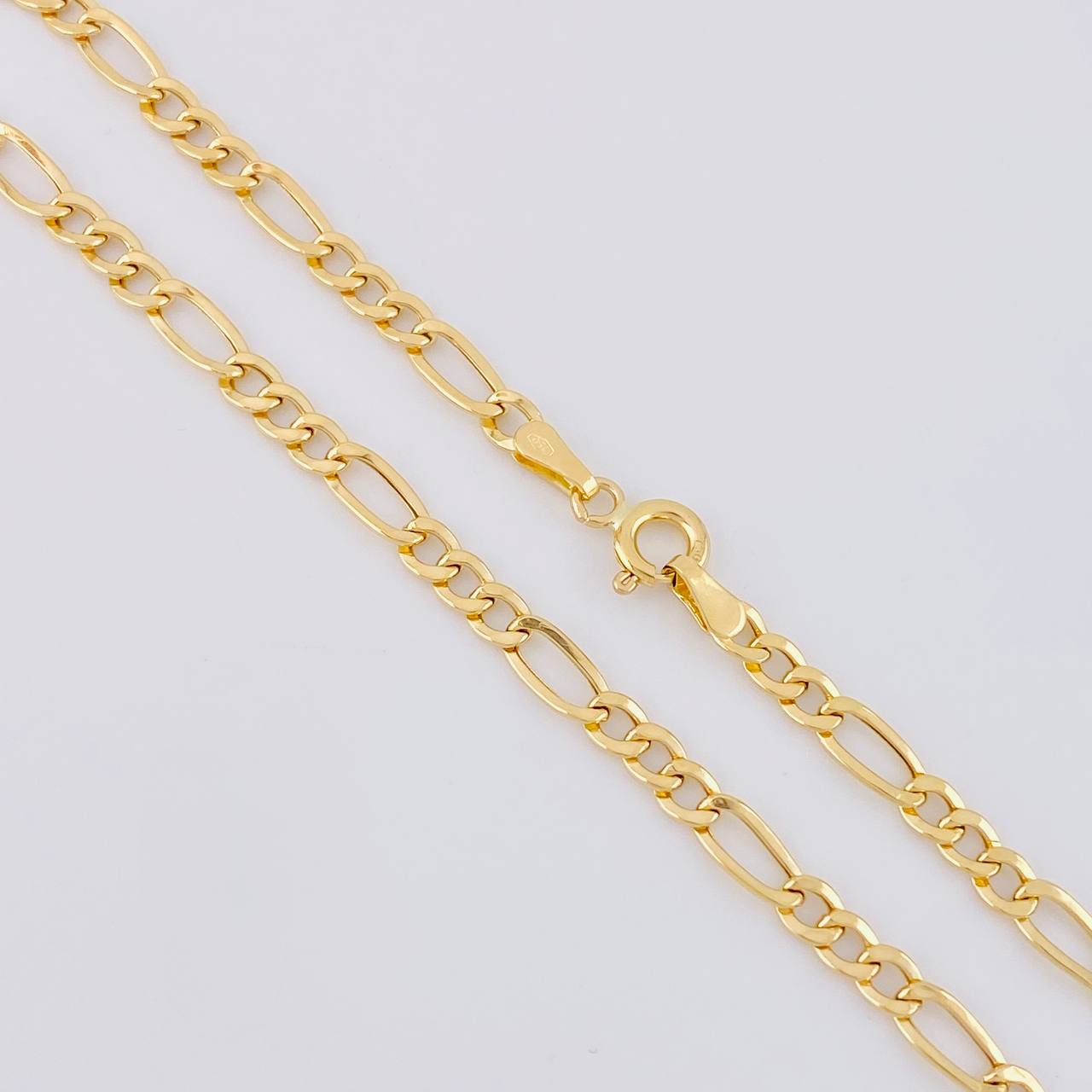 Cadena Figaro 5.65g / 50cm / 4.5mm Oro Amarillo 18K