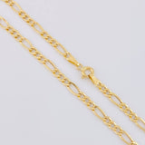 Cadena Figaro 5.65g / 50cm / 4.5mm Oro Amarillo 18K