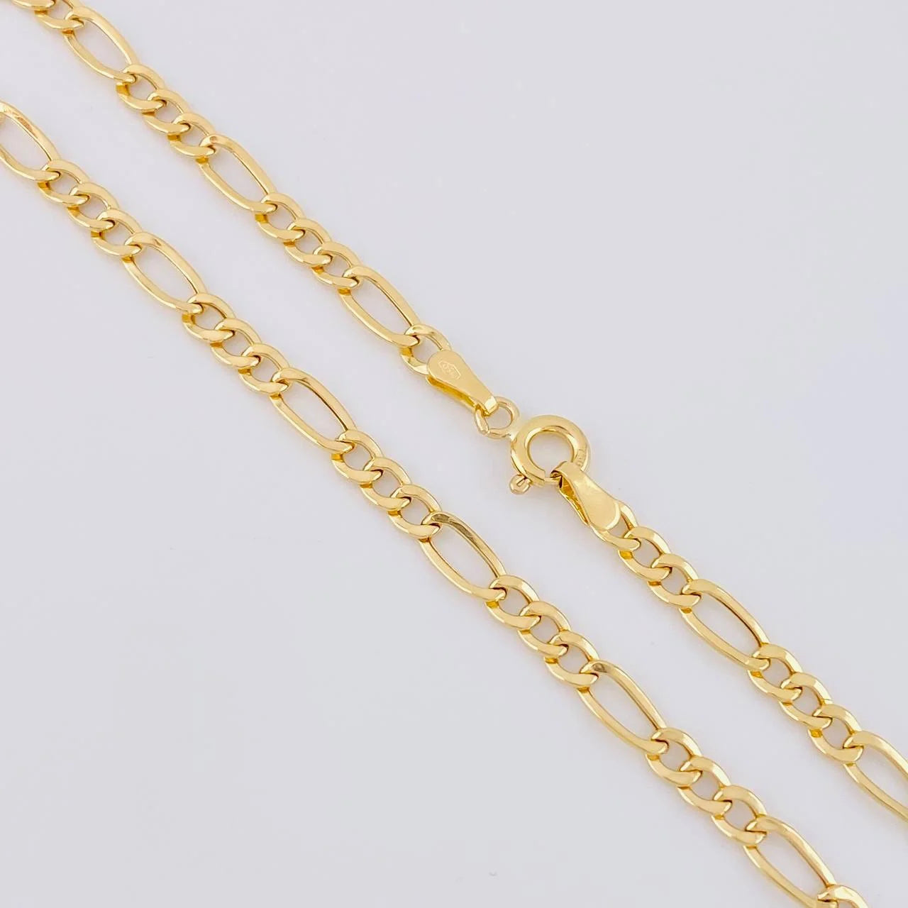 Cadena Figaro 5.6g / 50cm / 4.55mm Oro Amarillo 18K