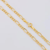 Cadena Figaro 5.6g / 50cm / 4.55mm Oro Amarillo 18K