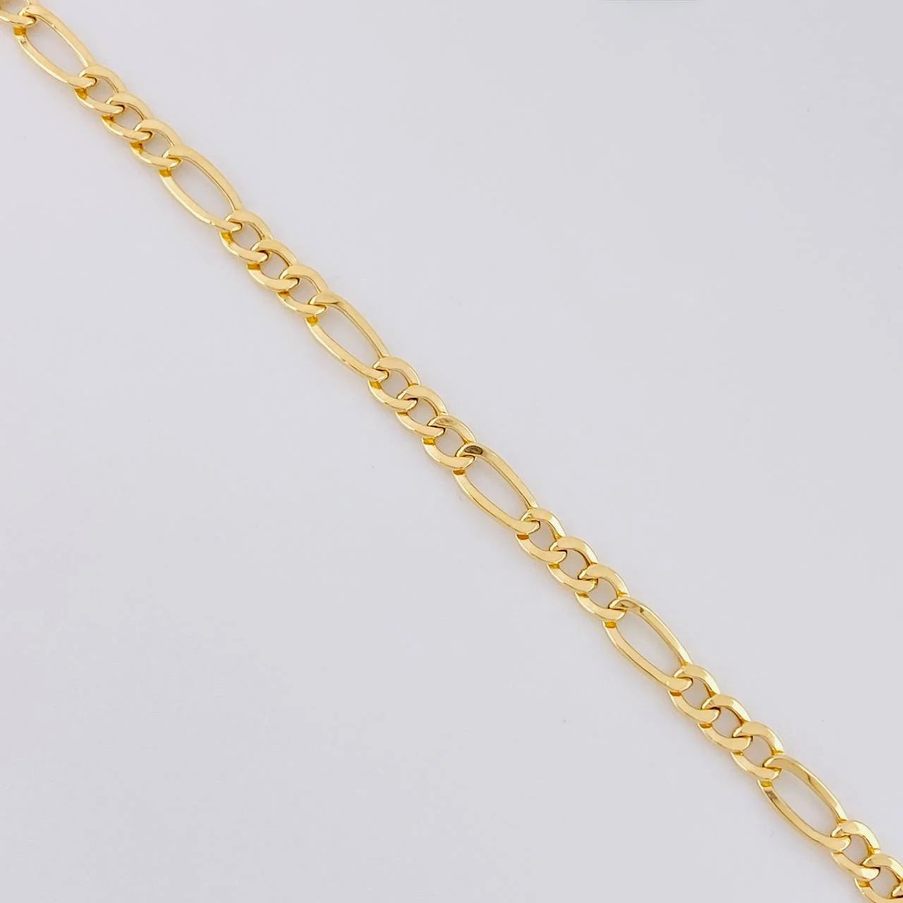 Cadena Figaro 5.6g / 50cm / 4.55mm Oro Amarillo 18K
