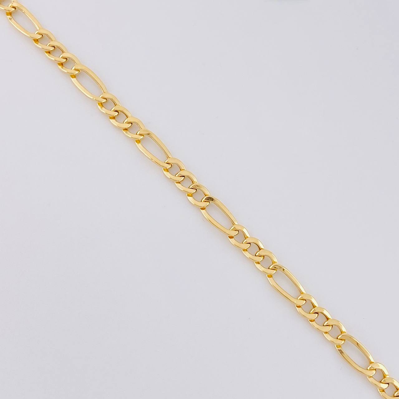Cadena Figaro 7.55g / 60cm / 4.45mm Oro Amarillo 18K
