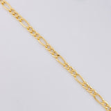 Cadena Figaro 7.55g / 60cm / 4.45mm Oro Amarillo 18K