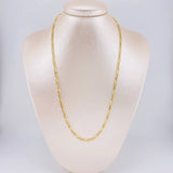 Cadena Figaro 5.6g / 50cm / 4.55mm Oro Amarillo 18K