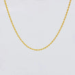 Cadena Lazo 3.65g / 50cm / 2.1mm Oro Amarillo 18K