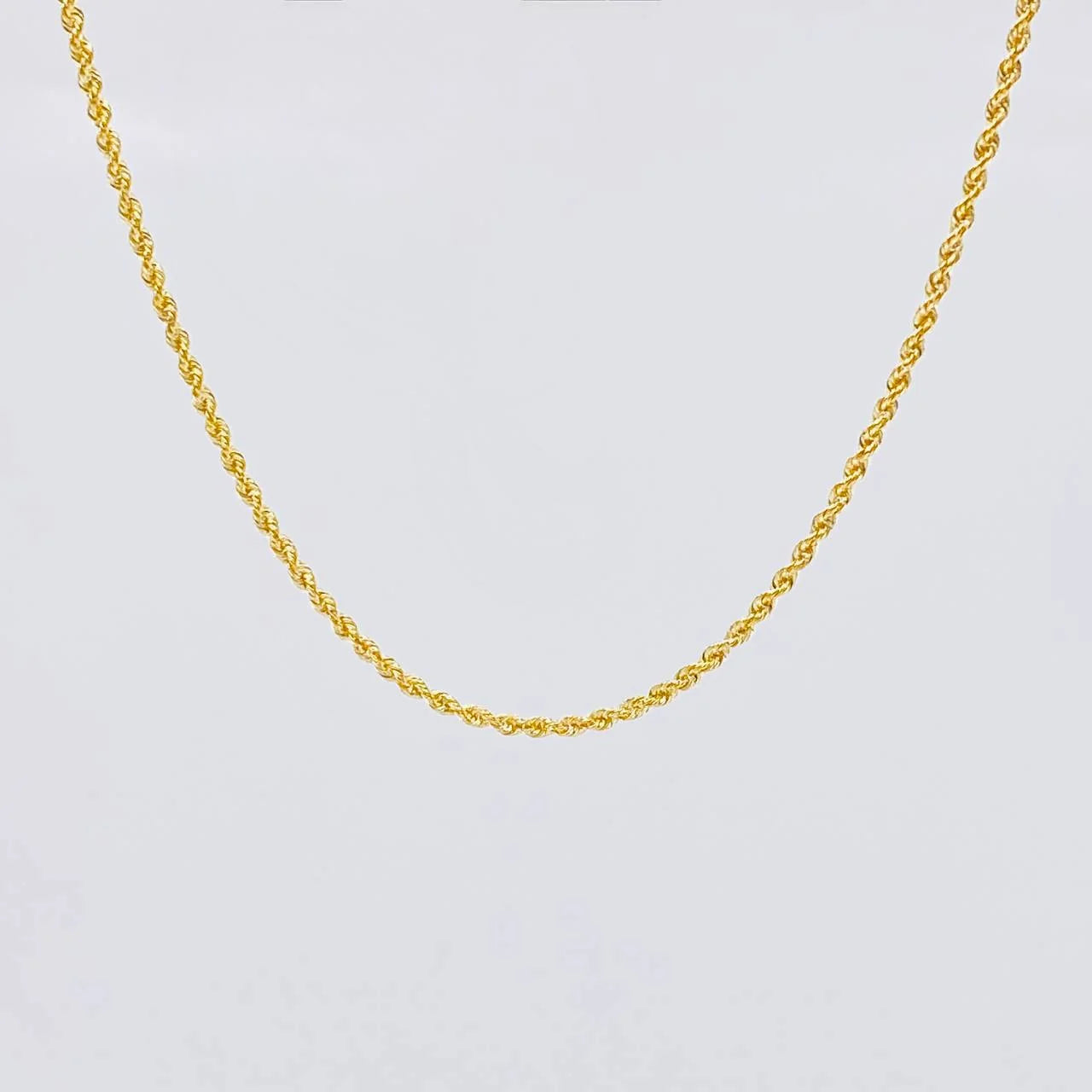 Cadena Lazo 3.6g / 50cm / 2.1mm Oro Amarillo 18K