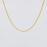 Cadena Lazo 3.6g / 50cm / 2.1mm Oro Amarillo 18K