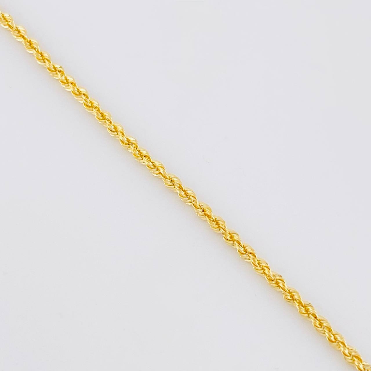 Cadena Lazo 2.2g / 60cm / 1.6mm Oro Amarillo 18K