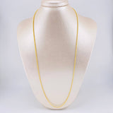 Cadena Lazo 3.65g / 50cm / 2.1mm Oro Amarillo 18K