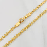 Cadena China 3.55g / 60cm / 2.47mm Oro Amarillo 18K