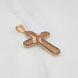 Dije Cruz 4.95g / 4.5cm Oro Rosa 18K