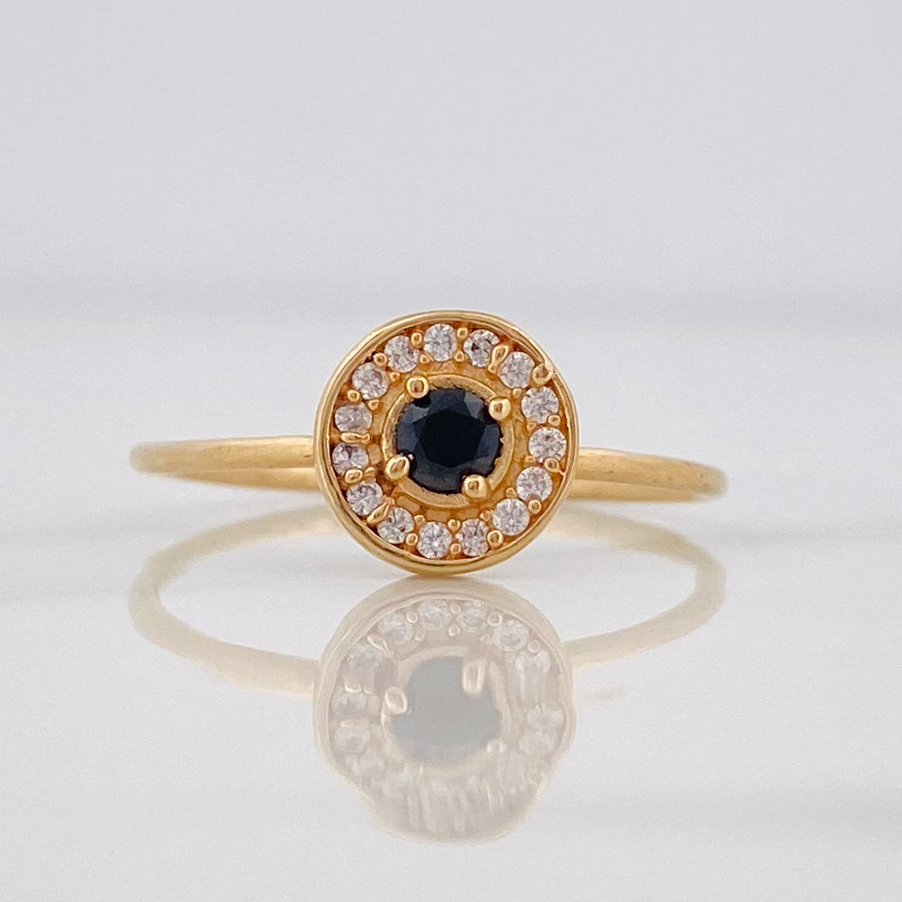 Anillo Circulo 1.6g / T7 1/4 Oro Amarillo 18K