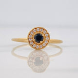 Anillo Circulo 1.6g / T7 1/4 Oro Amarillo 18K
