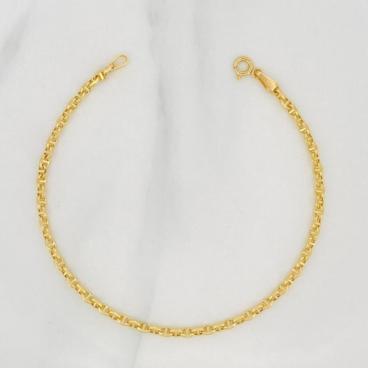 Pulso Escalera Volga 1.95g / 20cm / 2.9mm Oro Amarillo 18K