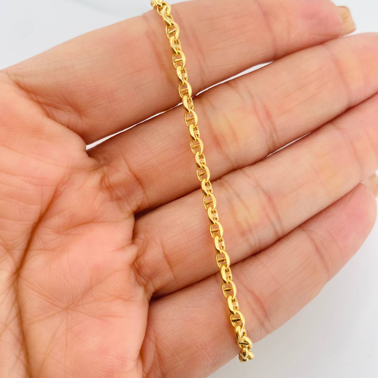 Pulso Escalera Volga 1.95g / 20cm / 2.9mm Oro Amarillo 18K