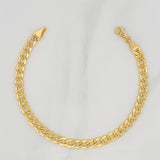 Pulso Cubano 5.25g / 19.5cm / 5.2mm Oro Amarillo 18K