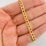 Pulso Cubano 5.25g / 19.5cm / 5.2mm Oro Amarillo 18K