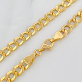 Pulso Cubano 5.25g / 19.5cm / 5.2mm Oro Amarillo 18K