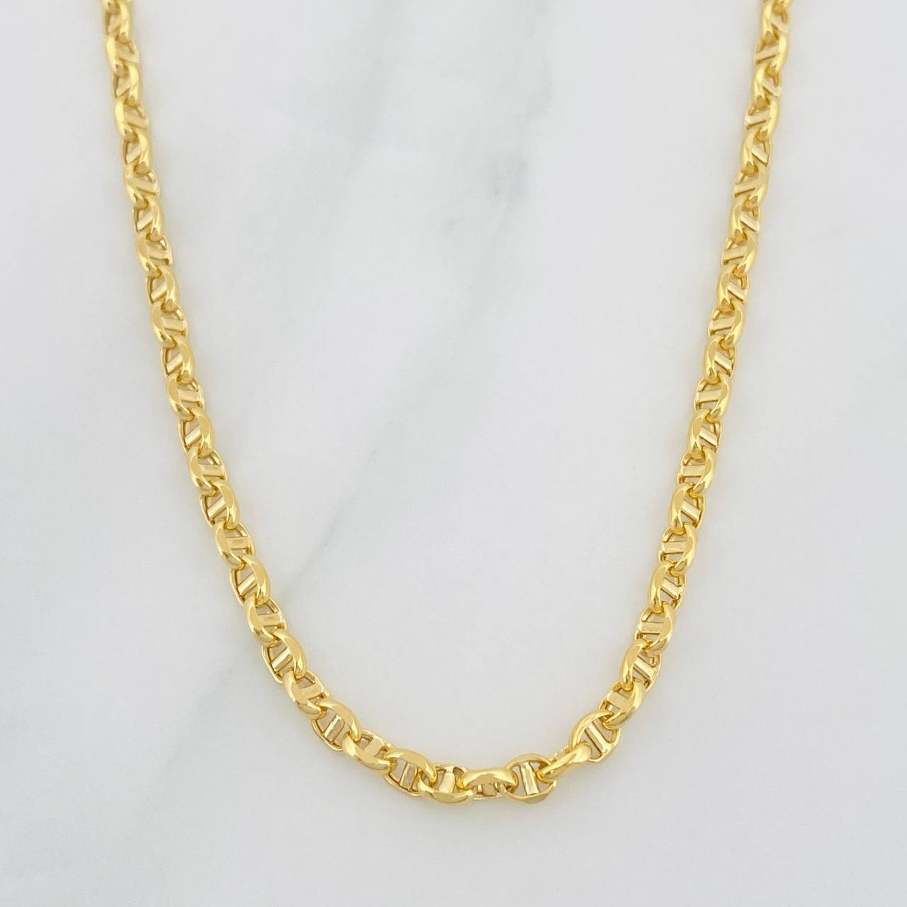 Cadena Escalera Volga 5.3g / 60cm / 2.9mm Oro Amarillo 18K