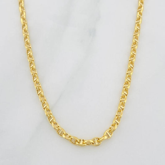 Cadena Escalera Volga 5.3g / 60cm / 2.9mm Oro Amarillo 18K