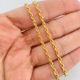 Cadena Escalera Volga 5.3g / 60cm / 2.9mm Oro Amarillo 18K