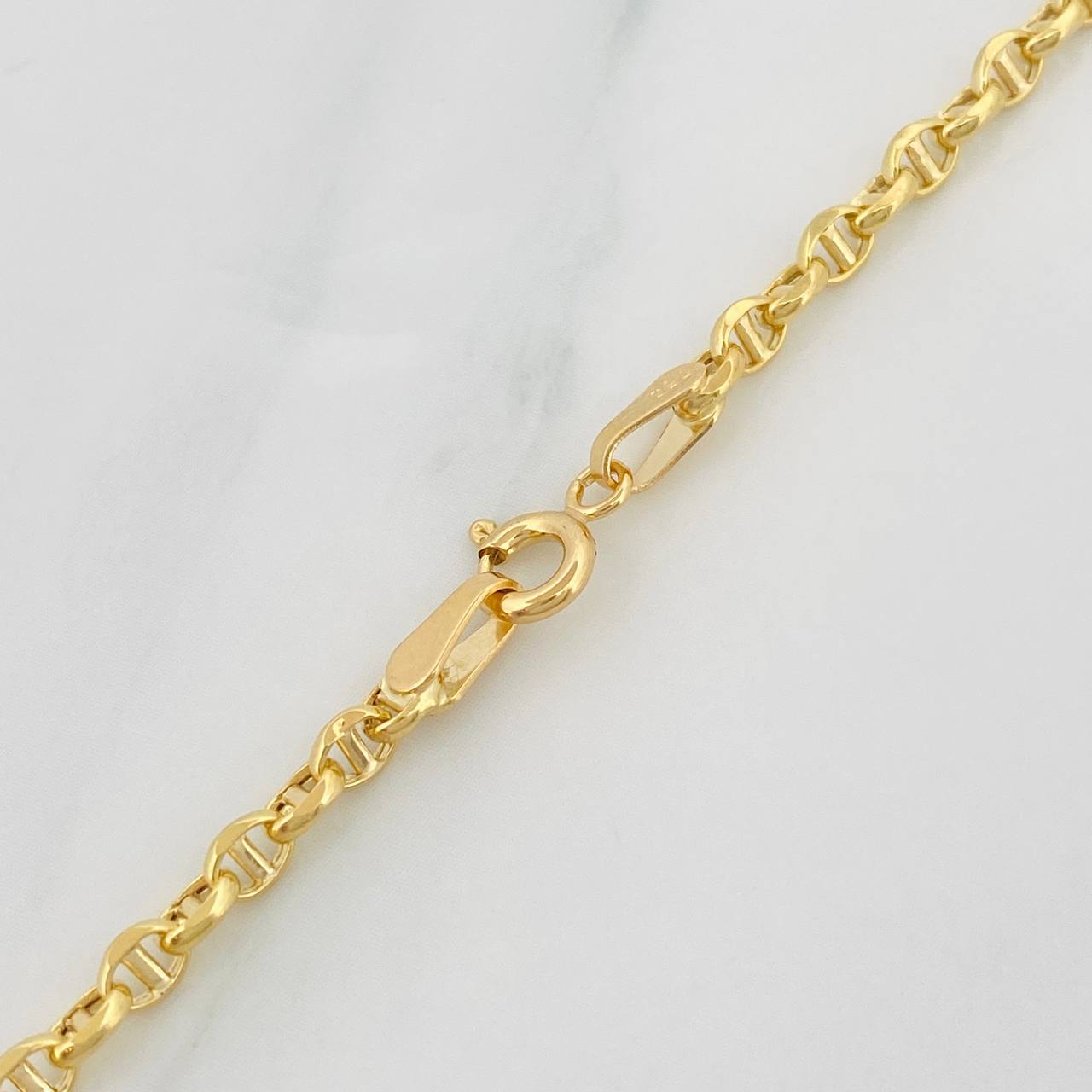 Cadena Escalera Volga 5.3g / 60cm / 2.9mm Oro Amarillo 18K