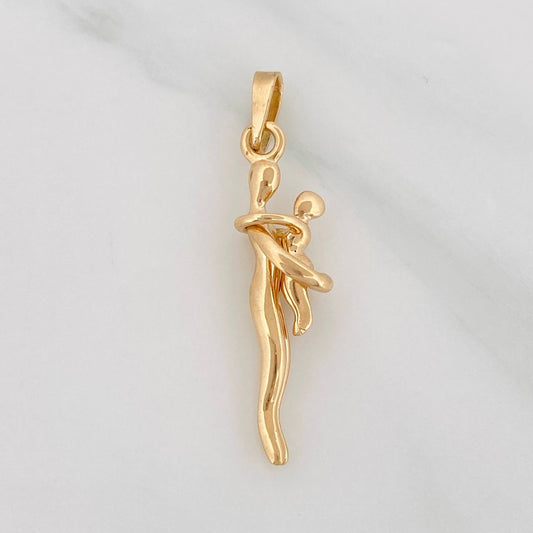 Dije Mamá E Hijo 3.3 g / 3.7 cm Oro Amarillo 18K