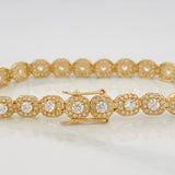 Pulso Tennis 12.95g / 18cm / 6mm Oro Amarillo 18K