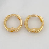 Candongas Carril 1.15g / 1cm Oro Amarillo 18K