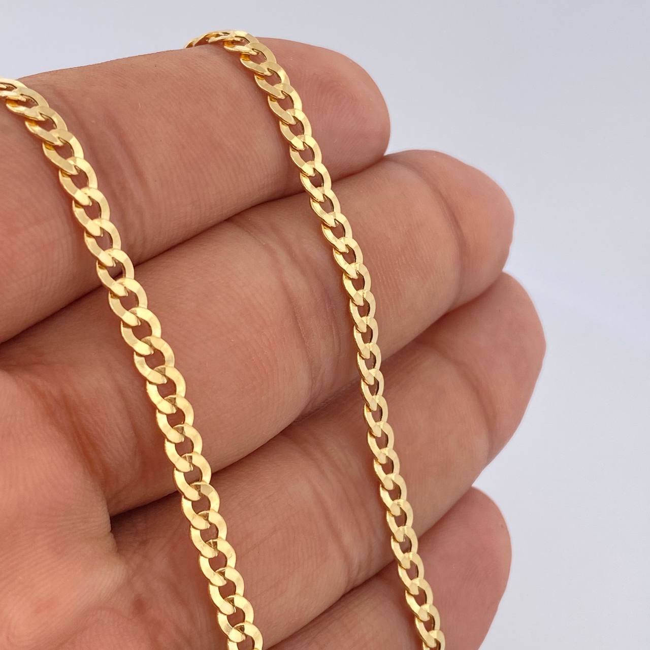 Cadena Cubana 10.85gr / 60cm / +1 Oro 18K &