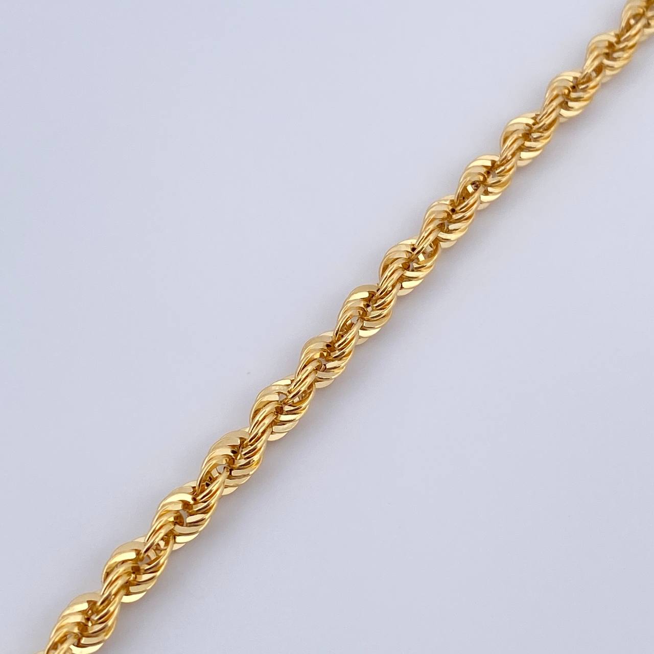 Pulso Lazo 4gr / 19cm / 4mm Oro Amarillo +3 18K &