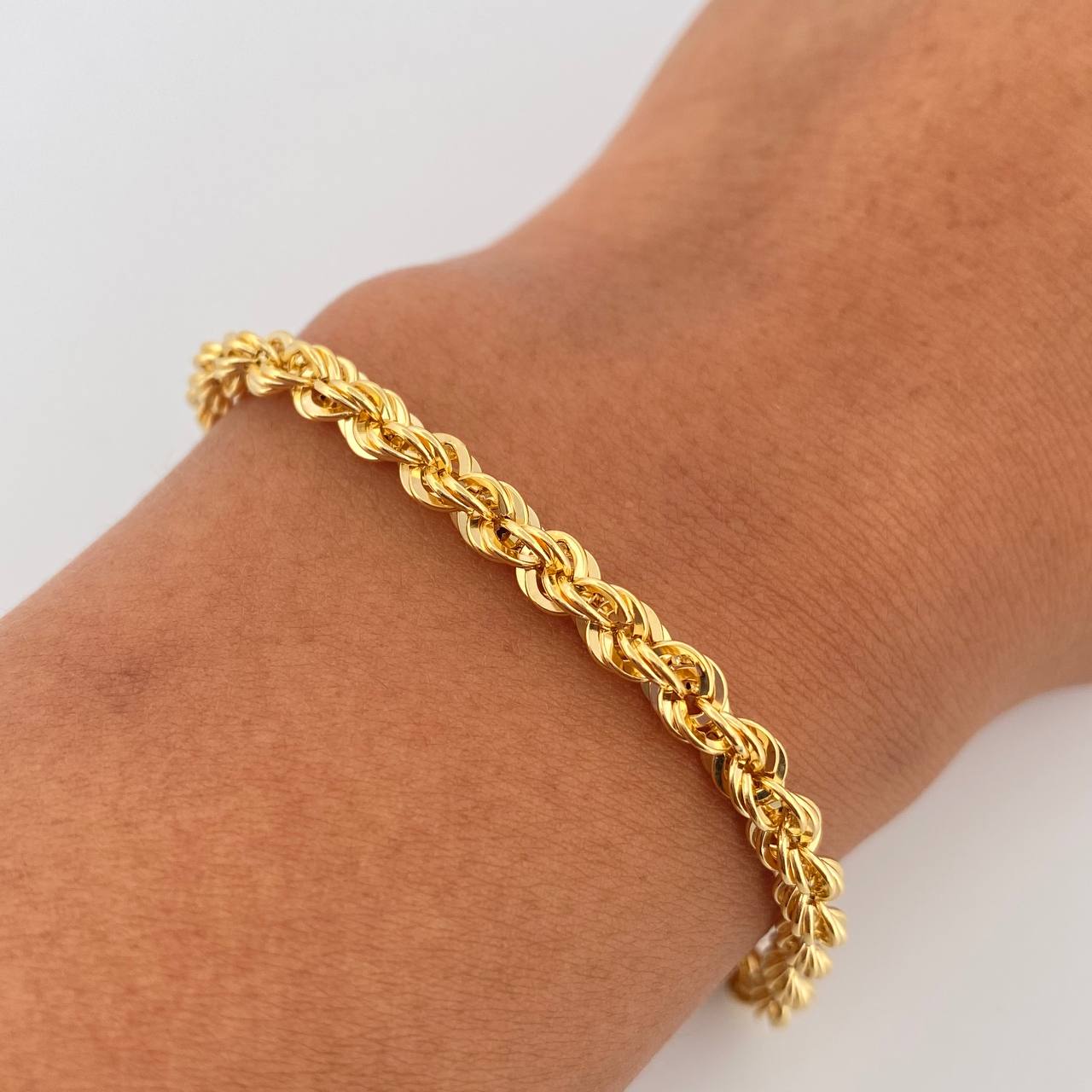 Pulso Lazo 4gr / 19cm / 4mm Oro Amarillo +3 18K &