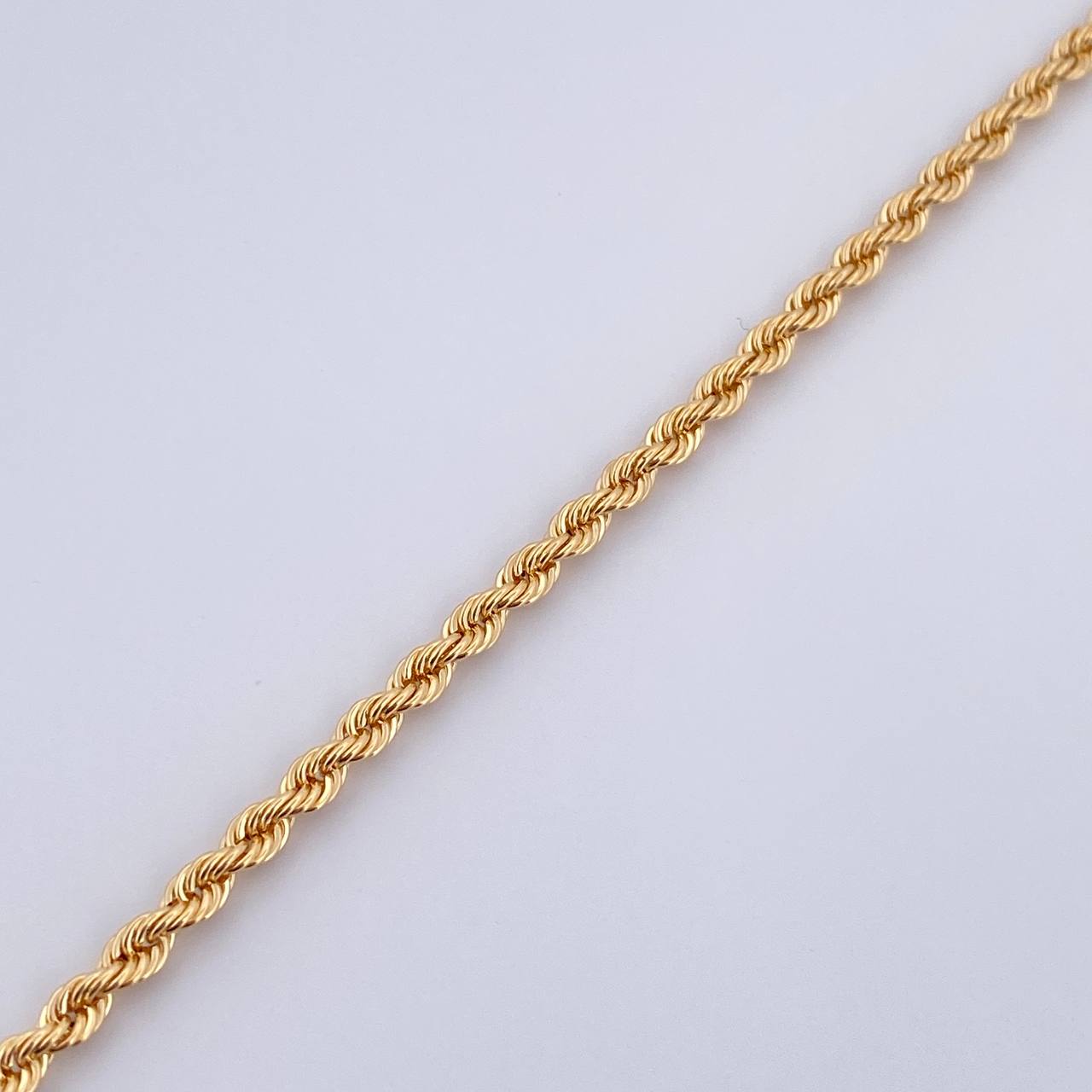 Pulso Lazo 2.4gr / 19.3cm / 2.5mm Oro Amarillo +3 18K &