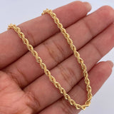 Pulso Lazo 2.4gr / 19.3cm / 2.5mm Oro Amarillo +3 18K &