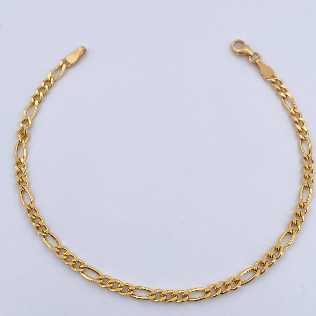 Pulso Figaro 2.3gr / 19cm / 2.7mm Oro Amarillo +1 18K &