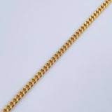 Pulso Cubano 2.8gr / 20.3cm / 2.6mm Oro Amarillo +1 18K &