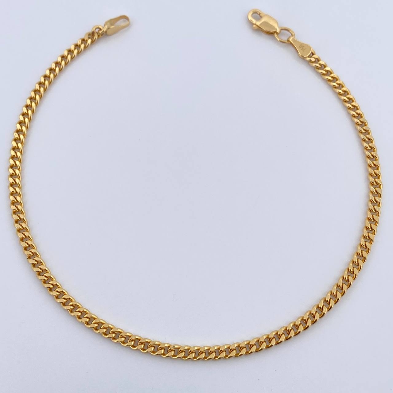 Pulso Cubano 2.8gr / 20.3cm / 2.6mm Oro Amarillo +1 18K &