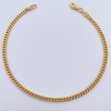 Pulso Cubano 2.8gr / 20.3cm / 2.6mm Oro Amarillo +1 18K &
