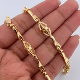Cadena Dubai 61.35gr / 63cm / 6.7mm Oro Amarillo 18K $