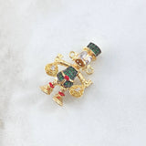 Herraje Pato Bolsas Dinero 5.6gr / 2.6mm Articulado Circones Blancos Verdes Rojos Oro Amarillo 18K