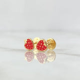 Topos Fresas 0.6gr / Oro 18K ©