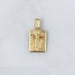 Dije Placa Cristo 1.05gr / 2cm / Oro 18K